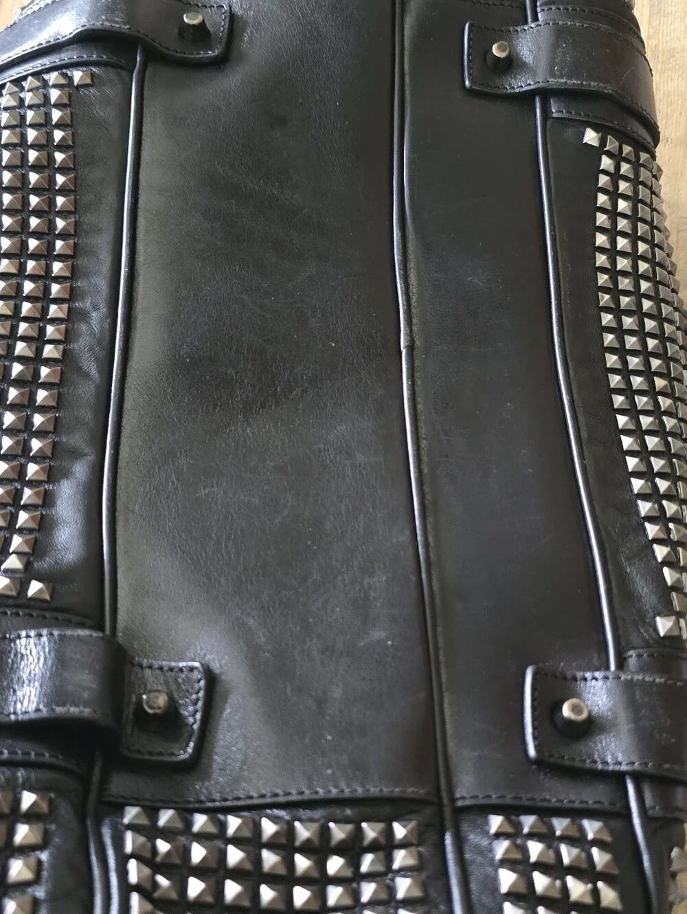 Burberry Prorsum Knight Studded Leather Purse Bag - Picture 8 of 11